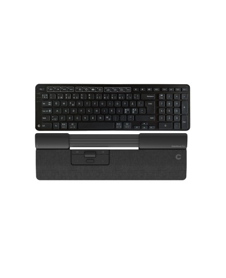 Contour Design SliderMouse Pro Slim mörkgrå och Balance Keyboard BK trådlöst tangentbord