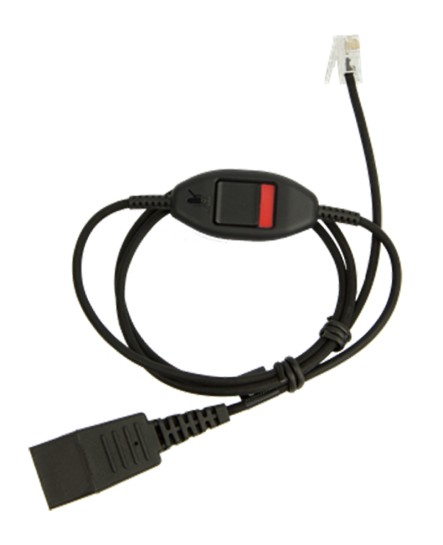 Jabra Link 850 QD-RJ10 mute-knapp rak 0.8m headsetkabel