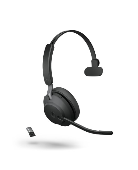 Jabra Evolve2 65 MS USB-A svart mono headset