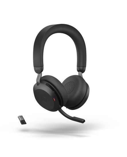Jabra Evolve2 75 UC link380 USB-A svart stereo headset