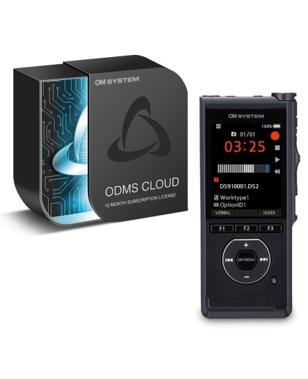 Olympus DS-9100 Standard Kit (E1) med ODMS Cloud ett års prenumeration