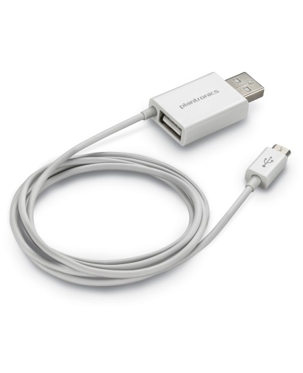 Plantronics USB-mUSB kombo laddare 1.2 m vit