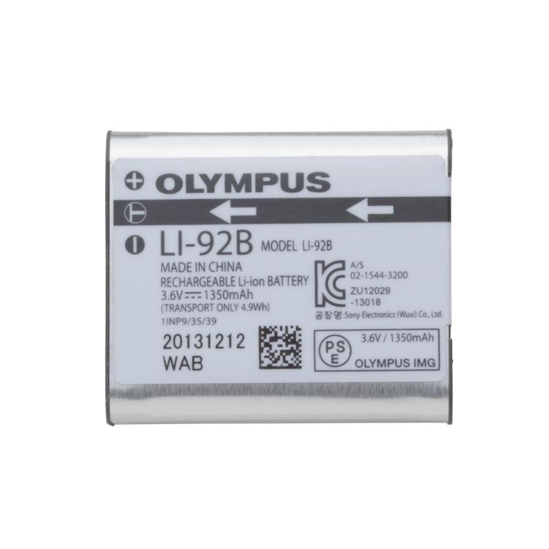 Olympus LI-92B uppladdningsbart lithium-jonbatteri
