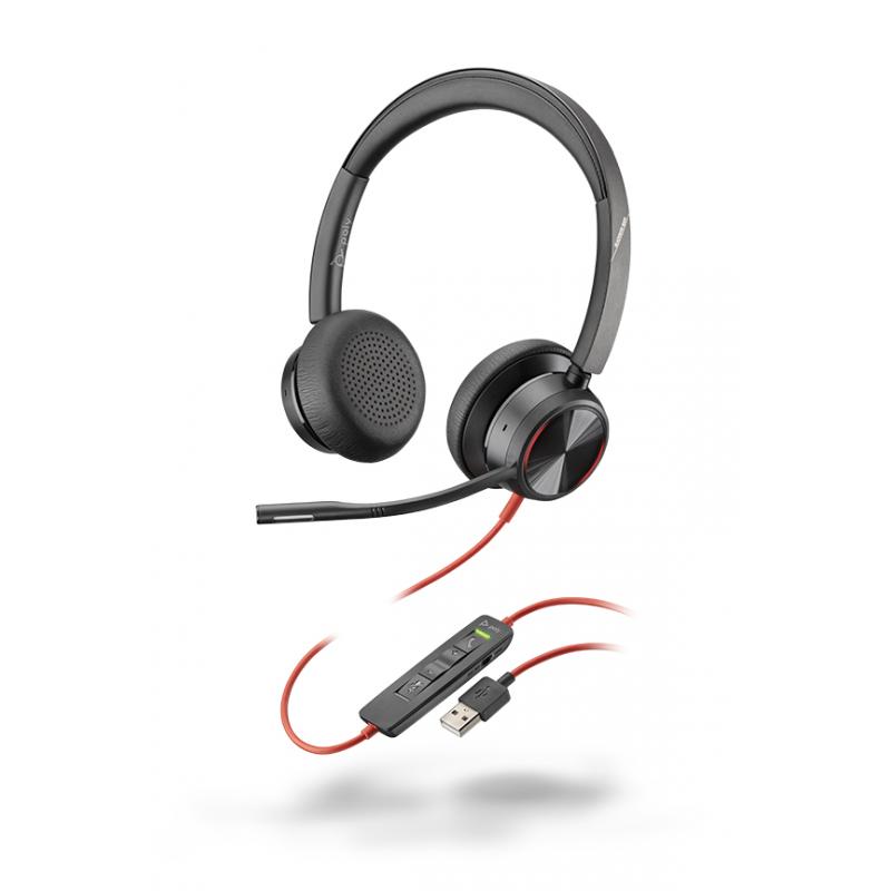 Poly BlackWire 8225 USB-A ANC stereo headset