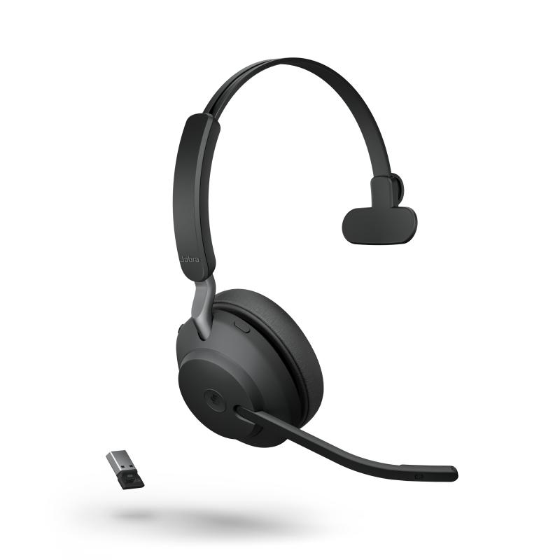 Jabra Evolve2 65 MS USB-A svart mono headset