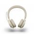 Jabra Evolve2 65 MS USB-C beige stereo headset