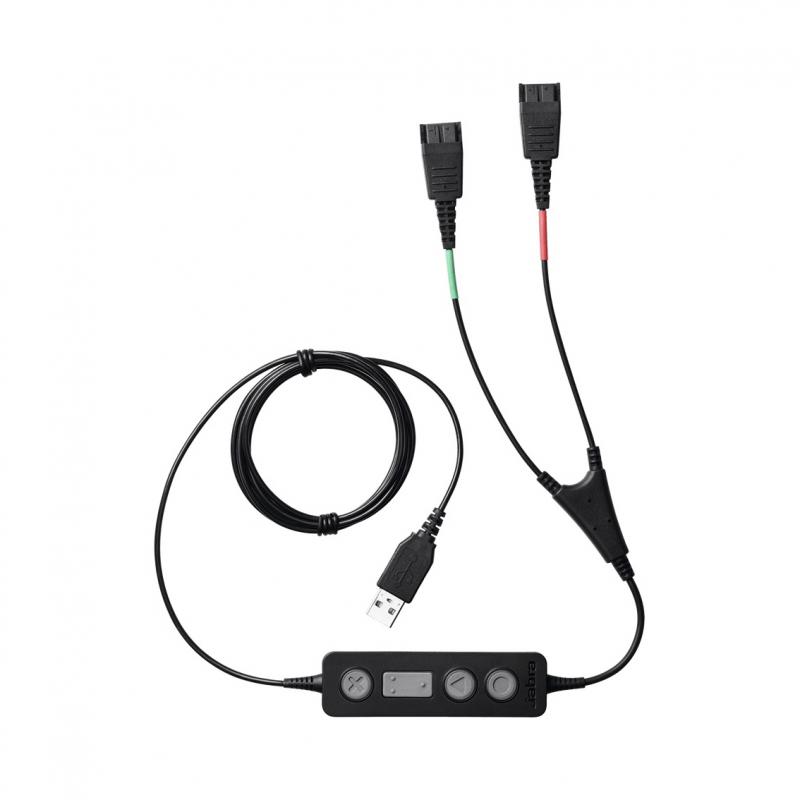 Jabra Link 265 USB QD Y-kabel kontrollenhet