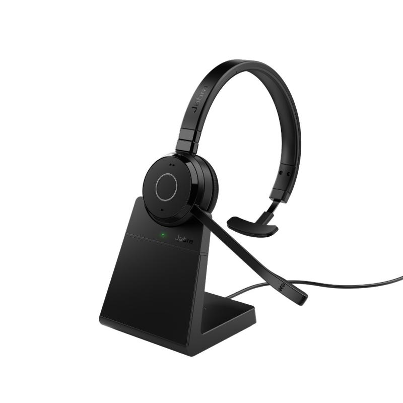 Jabra Evolve 65 TE Link 390a laddställ MS mono headset