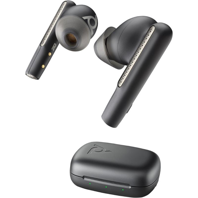 Poly Voyager Free 60 kolsvart BT700 USB-C UC true wireless hörlurar