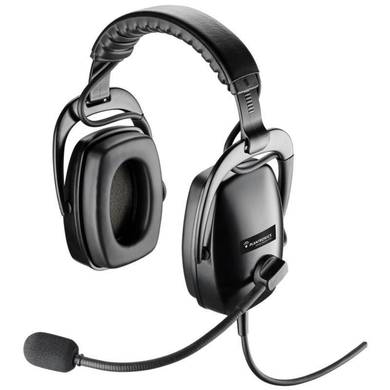 Poly SHR 2073-01 slitstark dubbel kanal med TA6MLX QD robust stereo headset