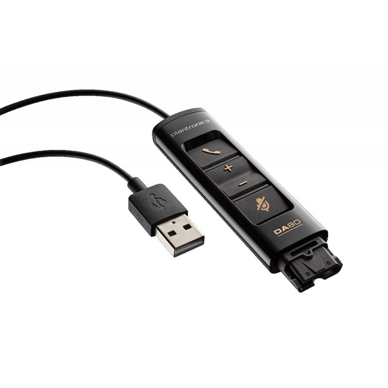 Plantronics DA-80 USB-adapter med inline kontroll