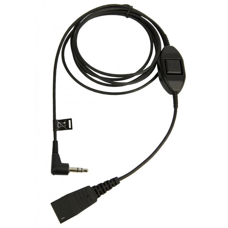 Jabra GN QD kabel 1.5m QD-3.5mm Jack Alcatel